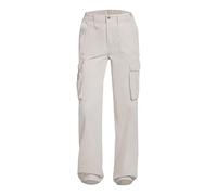 IQYU Capri Trousers Women's Cotton Work Trousers Women's Stretch Jogging Bottoms Plain Casual Trousers Straight Leg Women Pants Slim Fit Running Trousers High Waist Sweatpants Long Cargo Trousers
