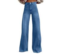IQYU Jeans Women's Wide Leg, Casual Trousers, Women's Long Jeans, Plain Slip-On Trousers, Wide Leg Running Trousers, Loose Wide Casual Trousers, Oversized Sweatpants, Airy Cargo Trousers, Women's