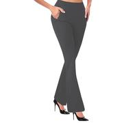 IQYU Jogging Bottoms Women's Long Size Casual Trousers Women's Long Women's Trousers Yoga Trousers Slim Fit Running Trousers Stretch Business Pants Classic Casual Trousers Comfortable Straight High