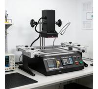 IR BGA Rework Station, 1250W Infrared Soldering Station for Welding, Desoldering, and Repair Work, Professional Workplace Equipment