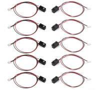 IR Break Beam Sensor Module, 5PCS Photoelectric Switch with LED for Arduino Robotics, DC 3.6-5.5V, 25cm Detection(50CM)