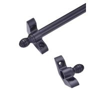 IR Curtain Rod with Bracket Adjustable 10cm 100cm Polished Finish Ideal for Office Museum Theater Easy Installation Elegant Design for Hallways and Spaces
