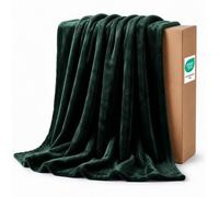 IR Imperial Rooms Fleece Blanket Emerald, Throw/Single 130X150 Cm