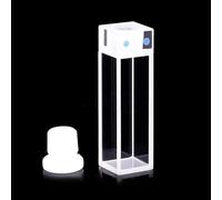 IR Quartz Fluorescence Cell with Stopper - 10mm Path Length, 3.5ml Volume