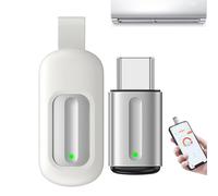 IR Remote Control - 15M Smartphone Adapter, Type C Transmitter for TV Air Conditioner Projector, Compact Aluminum Alloy Universal Control Dongle | Smart Home Dorm Apartment Office Automation