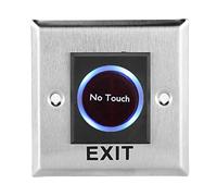 IR Sensor Door Switch, Infrared Sensor Contactless No Touch Door Exit Button LED Backlight Induction Door Access Control Switch