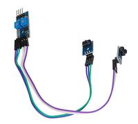 IR Tracing Module 2 Way Tracking Sensor High Accuracy Black White Line Detection Obstacle Avoidance for Smart Car Robot DIY Projects Compact Size 3.2 x 1.7cm