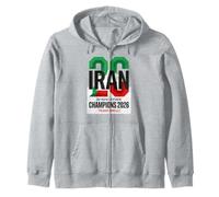 Iran 20 Champions 2026 Team Melli 32N 53E Pride Zip Hoodie