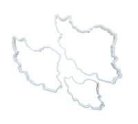 Iran Country Map Outline Shape Cookie Cutter Dough Biscuit Pastry Fondant Sharp Stencil Atlas Iranian (Medium)