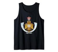 Iran Crown Prince Royal Coat of Arms Imperial Persian Crest Tank Top
