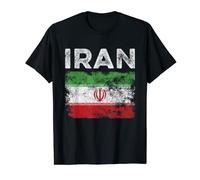 Iran Flag Distressed - Men Women Kids - Iranian Flag T-Shirt