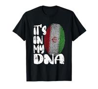 Iran Flag It's in My Dna Iranian Fingerprint Flag T-Shirt