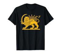 Iran Flag Lion and Sun Iranian Shir o Khorshid Persian Pride T-Shirt