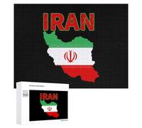 Iran Flag Puzzles Customized Challenging Gifts for Adults 300/500/1000 Piece