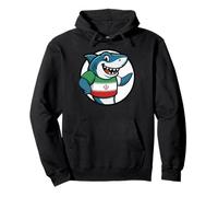 Iran Flag Shark Funny Iranian Pullover Hoodie