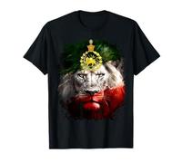 Iran flag with a golden lion head T-Shirt