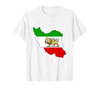 Iran flag with lion and sun symbol Rostam Iran´s unity T-Shirt