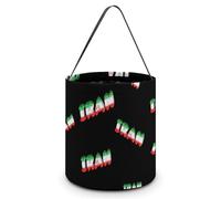 Iran Halloween Reusable Easter Goodie Tote Bags with Handles for Trick Or Treating Bucket