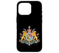 Iran Historic Royal Coat of Arms Persian Lion and Sun Crest Case for iPhone 16 Pro