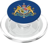 Iran Historic Royal Coat of Arms Persian Lion and Sun Crest PopSockets PopGrip for MagSafe