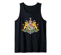 Iran Historic Royal Coat of Arms Persian Lion and Sun Crest Tank Top