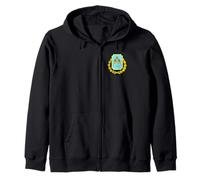 Iran Historical Pahlavi Era Imperial Guard Emblem Old Persia Zip Hoodie