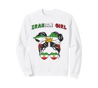 Iran, Iranian Flag, Iran Girl, Iranian Women Girls Sweatshirt