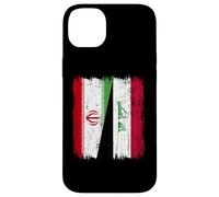 Iran Iraq Half Flag Iranian Iraqi Jersey Case for iPhone 14 Plus