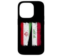 Iran Iraq Half Flag Iranian Iraqi Jersey Case for iPhone 14 Pro