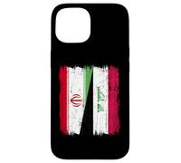 Iran Iraq Half Flag Iranian Iraqi Jersey Case for iPhone 15