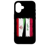 Iran Iraq Half Flag Iranian Iraqi Jersey Case for iPhone 16