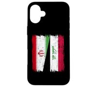 Iran Iraq Half Flag Iranian Iraqi Jersey Case for iPhone 16 Plus