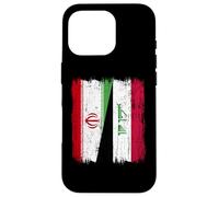 Iran Iraq Half Flag Iranian Iraqi Jersey Case for iPhone 16 Pro