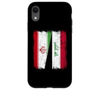 Iran Iraq Half Flag Iranian Iraqi Jersey Case for iPhone XR