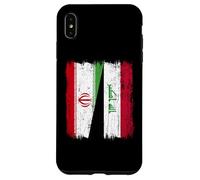 Iran Iraq Half Flag Iranian Iraqi Jersey Case for iPhone XS Max