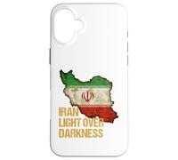 Iran Light Over Darkness - Persian People Freedom Case for iPhone 16 Plus