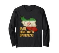 Iran Light Over Darkness - Persian People Freedom Long Sleeve T-Shirt