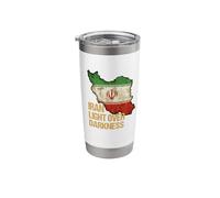 Iran Light Over Darkness - Persian People Freedom Stainless Steel Insulated Tumbler