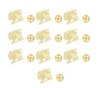 Iran Lions Symbol, Gold MAP FOUR