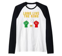 Iran Long Live The King Persian T-Shirt Raglan Baseball Tee