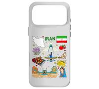Iran map, Iranian Culture Landmarks & Heritage Art Case for iPhone 17 Pro Max