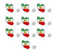 Iran National Lions Symbol Badge for Travel Permanent Metal Flag Badge