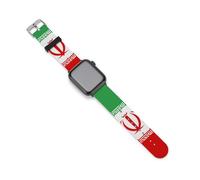 Iran Peace Flag Silicone Watchbands Compatible for IWatch Straps 38mm 40mm 42mm 44mm