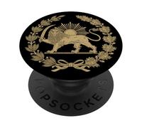IRAN PERSIAN LION AND SUN EMBLEM SYMBOL PopSockets Adhesive PopGrip