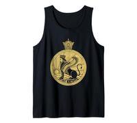 Iran Persis Persia Persian Fars Iranian Lion Sun Tank Top