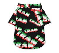 Iran Pet Shirt Button Up Summer Clothes Breathable T-Shirt for Small Medium Dogs Cats