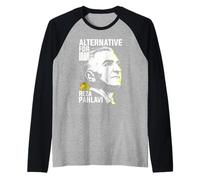 Iran Shir o Khorshid Reza Pahlavi Era Persian Lion and Sun Raglan Baseball Tee