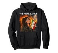 Iran The Final Battle Burning Flag Pullover Hoodie