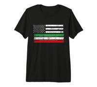 Iranian American Flag - USA Iran Shirt Premium T-Shirt