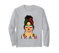 Iranian Girl Iran Flag Iranian Girlfriend Wife Long Sleeve T-Shirt